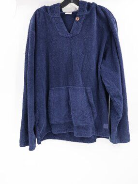 Birdwell Beach Britches hoodie men medium Baja French Terry Cloth Towel pullover